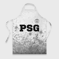 Фартук кулинарный PSG sport на светлом фоне посередине, цвет: 3D-принт