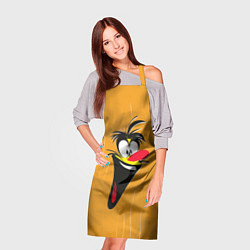 Фартук кулинарный Смеющееся мультяшное лицо, цвет: 3D-принт — фото 2