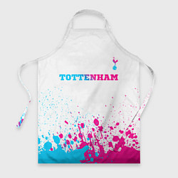 Фартук кулинарный Tottenham neon gradient style посередине, цвет: 3D-принт