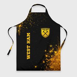 Фартук West Ham - gold gradient вертикально