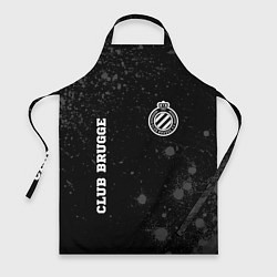 Фартук Club Brugge sport на темном фоне вертикально