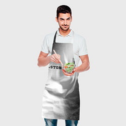 Фартук кулинарный Aston Villa sport на светлом фоне посередине, цвет: 3D-принт — фото 2