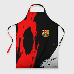 Фартук кулинарный Barcelona fc краски спорт, цвет: 3D-принт