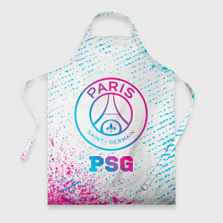 Фартук кулинарный PSG neon gradient style, цвет: 3D-принт