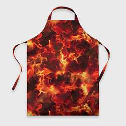 Фартук кулинарный Огненный элементаль, цвет: 3D-принт