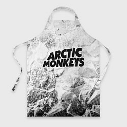 Фартук кулинарный Arctic Monkeys white graphite, цвет: 3D-принт