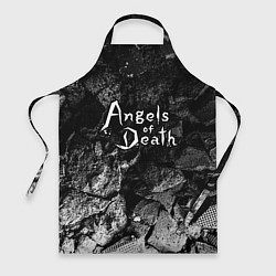 Фартук кулинарный Angels of Death black graphite, цвет: 3D-принт