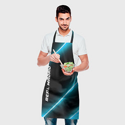 Фартук кулинарный Real Madrid неоновые лампы, цвет: 3D-принт — фото 2