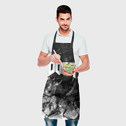 Фартук кулинарный Doom black graphite, цвет: 3D-принт — фото 2