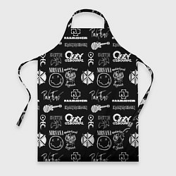 Фартук Rock band pattern