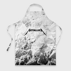 Фартук кулинарный Metallica white graphite, цвет: 3D-принт