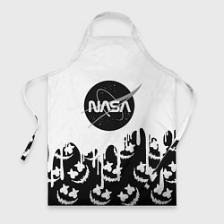 Фартук кулинарный Marshmello x Nasa, цвет: 3D-принт