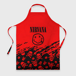 Фартук Nirvana rock skull