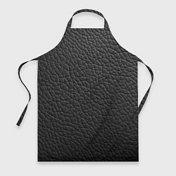 Фартук кулинарный Кожа черная, цвет: 3D-принт