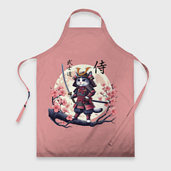 Фартук Kitten samurai - bushido ai art