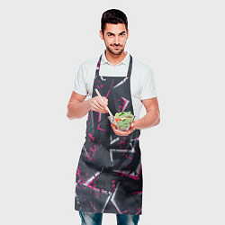 Фартук кулинарный Яркий абстрактный узор для спорта, цвет: 3D-принт — фото 2
