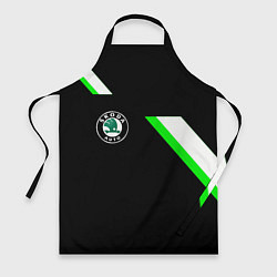 Фартук кулинарный Skoda geometry, цвет: 3D-принт