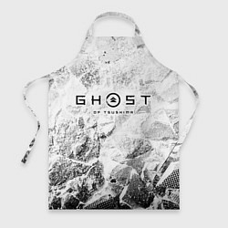 Фартук кулинарный Ghost of Tsushima white graphite, цвет: 3D-принт
