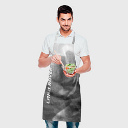 Фартук кулинарный Land Rover - grey gradient вертикально, цвет: 3D-принт — фото 2