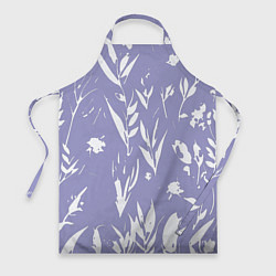 Фартук кулинарный Сиреневый абстракция трава, цвет: 3D-принт
