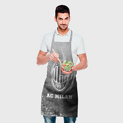 Фартук кулинарный AC Milan - grey gradient, цвет: 3D-принт — фото 2