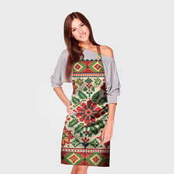 Фартук кулинарный Славянский узор и орнамент, цвет: 3D-принт — фото 2
