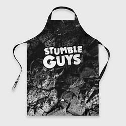 Фартук кулинарный Stumble Guys black graphite, цвет: 3D-принт