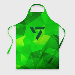 Фартук кулинарный Seventeen green poly, цвет: 3D-принт