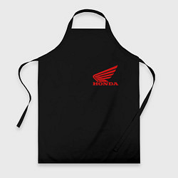 Фартук кулинарный Honda red logo auto steel, цвет: 3D-принт