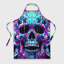 Фартук Cool skull sketch - blots