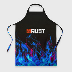 Фартук Rust neon flame