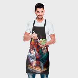 Фартук кулинарный Побег от турбо бабки, цвет: 3D-принт — фото 2