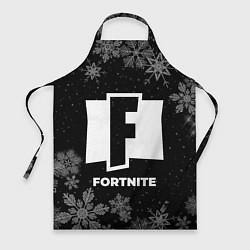 Фартук кулинарный Снежный Fortnite, цвет: 3D-принт