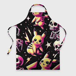 Фартук Pikachu and skeletons - pattern