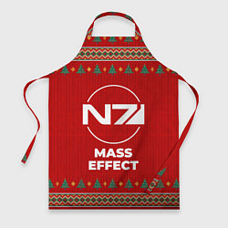 Фартук кулинарный Mass Effect new year, цвет: 3D-принт