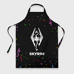 Фартук кулинарный Skyrim конфети, цвет: 3D-принт