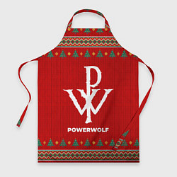 Фартук кулинарный Powerwolf new year, цвет: 3D-принт