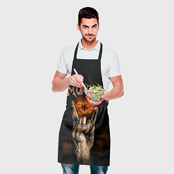 Фартук кулинарный Рок Мордор, цвет: 3D-принт — фото 2