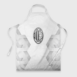 Фартук кулинарный AC Milan white poly, цвет: 3D-принт