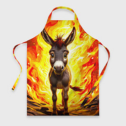 Фартук Ослик в огне
