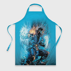 Фартук кулинарный Mortal Kombat - Sub-Zero, цвет: 3D-принт
