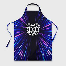 Фартук кулинарный Radiohead neon energy, цвет: 3D-принт