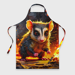 Фартук Опоссум в огне
