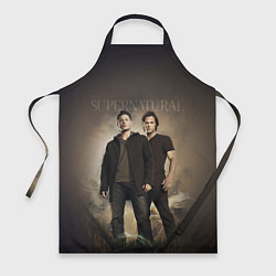 Фартук кулинарный Братья Винчестеры - Сверхъестественное, цвет: 3D-принт