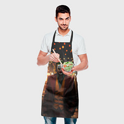Фартук кулинарный Джокер в ночном переулке, цвет: 3D-принт — фото 2