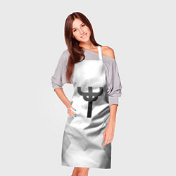 Фартук кулинарный Judas Priest white poly, цвет: 3D-принт — фото 2