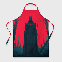 Фартук кулинарный Фигура в чёрном, цвет: 3D-принт