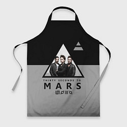 Фартук кулинарный 30 Seconds to Mars - poster, цвет: 3D-принт