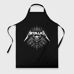 Фартук кулинарный The horned skull - Metallica, цвет: 3D-принт