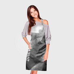 Фартук кулинарный Daewoo - grey gradient вертикально, цвет: 3D-принт — фото 2